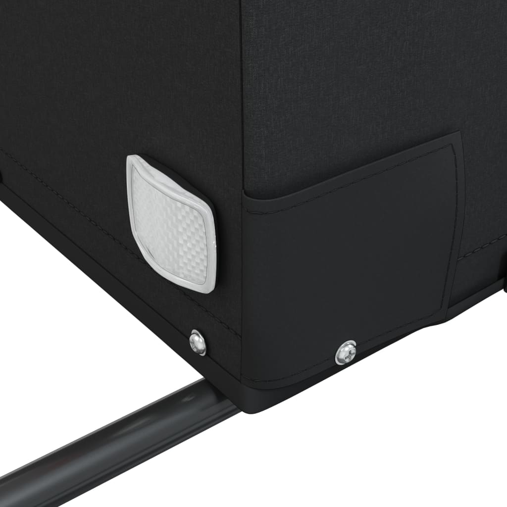 Rimorchio da Bici Nero e Grigio 30 kg in Ferro - homemem39