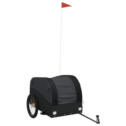 Rimorchio da Bici Nero 45 kg in Ferro