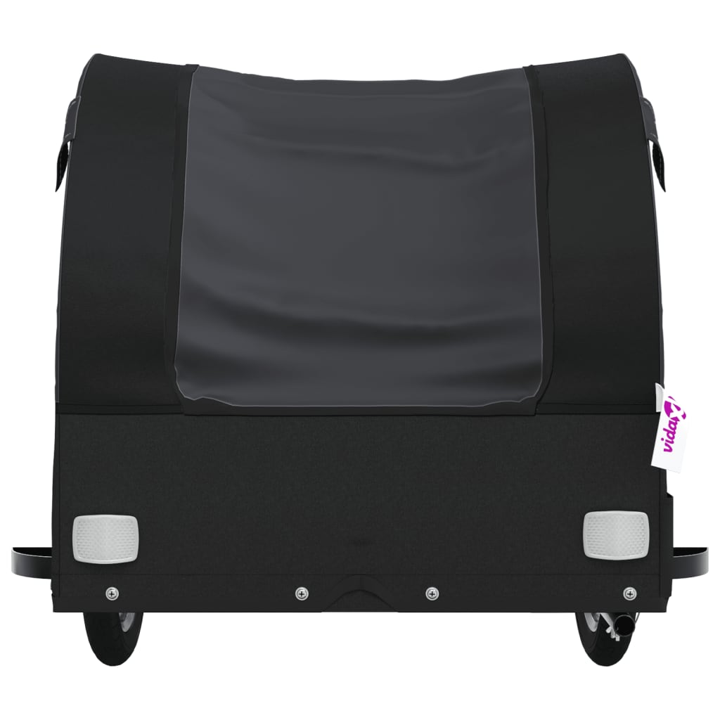 Rimorchio da Bici Nero 45 kg in Ferro - homemem39