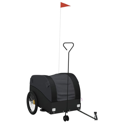 Rimorchio da Bici Nero 45 kg in Ferro | homemem39