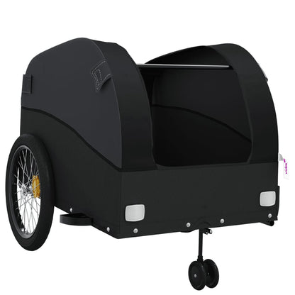 Rimorchio da Bici Nero 45 kg in Ferro | homemem39