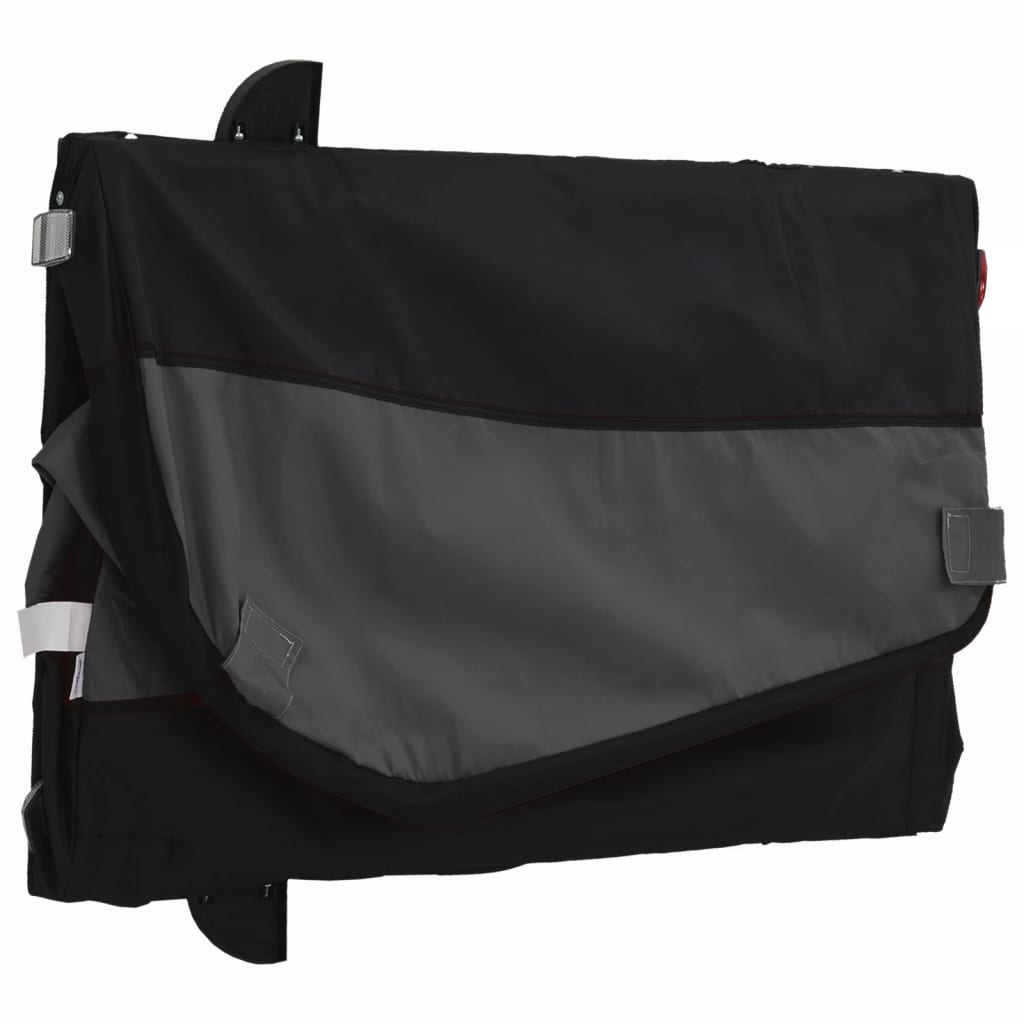 Rimorchio da Bici Nero 45 kg in Ferro | homemem39