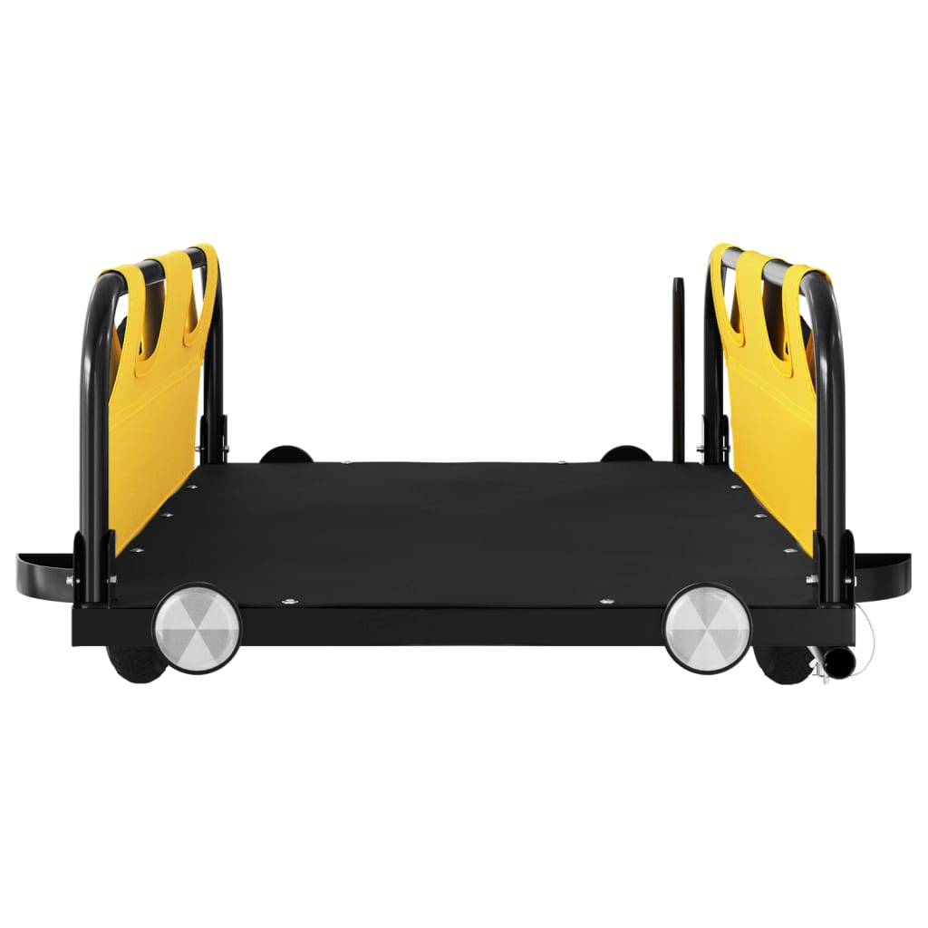 Rimorchio da Bici Giallo Oxford e Ferro - homemem39