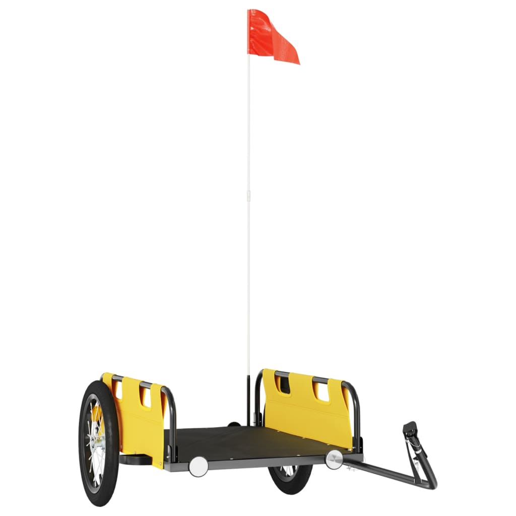 Rimorchio da Bici Giallo Oxford e Ferro - homemem39