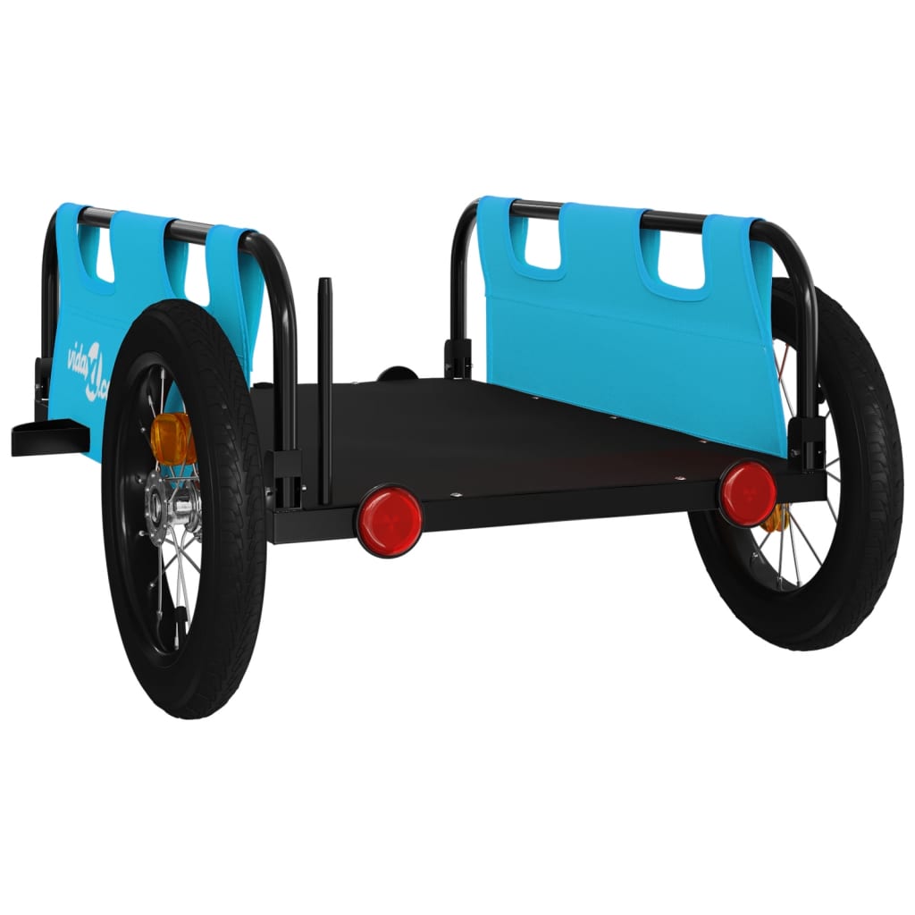 Rimorchio da Bici Blu Oxford e Ferro | homemem39