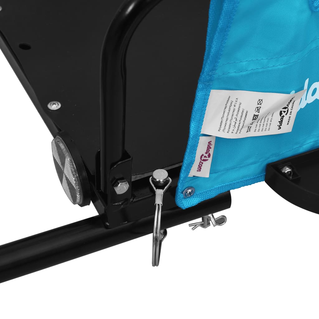 Rimorchio da Bici Blu Oxford e Ferro | homemem39