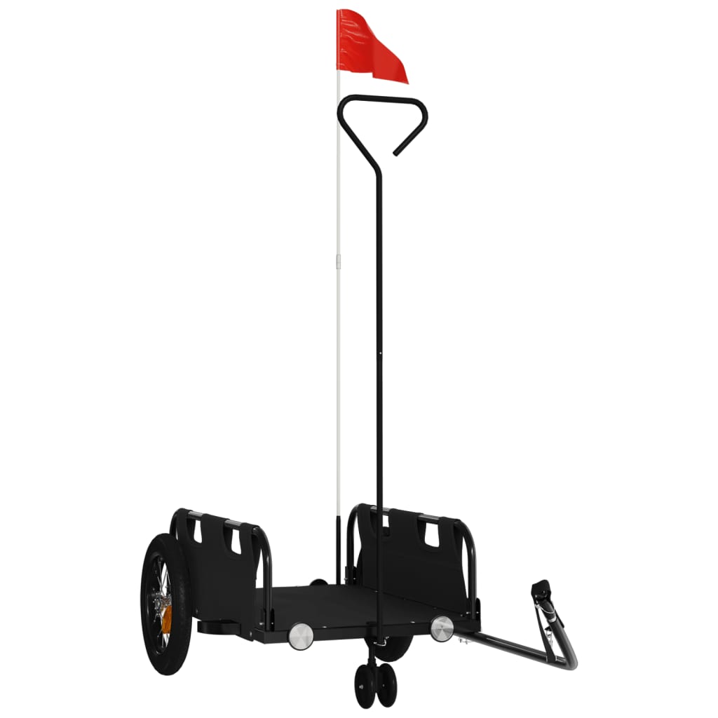 Rimorchio da Bici Nero Oxford e Ferro | homemem39