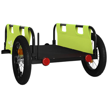 Rimorchio da Bici Verde Oxford e Ferro | homemem39