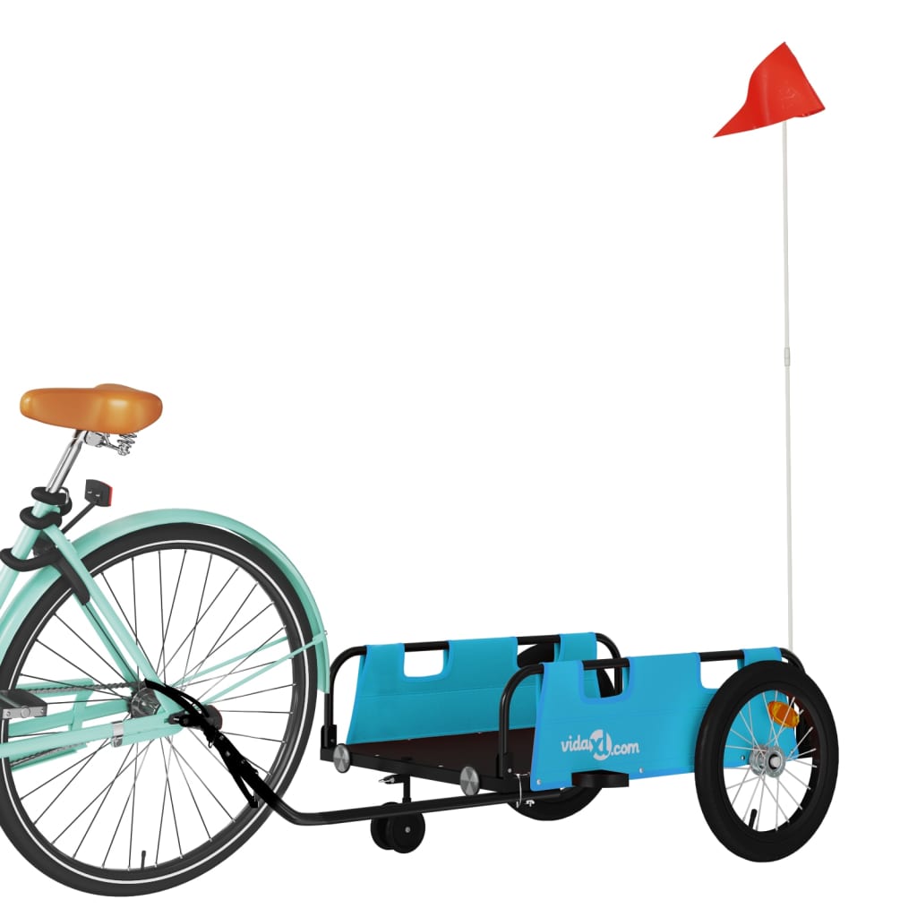 Rimorchio da Bici Blu Oxford e Ferro | homemem39