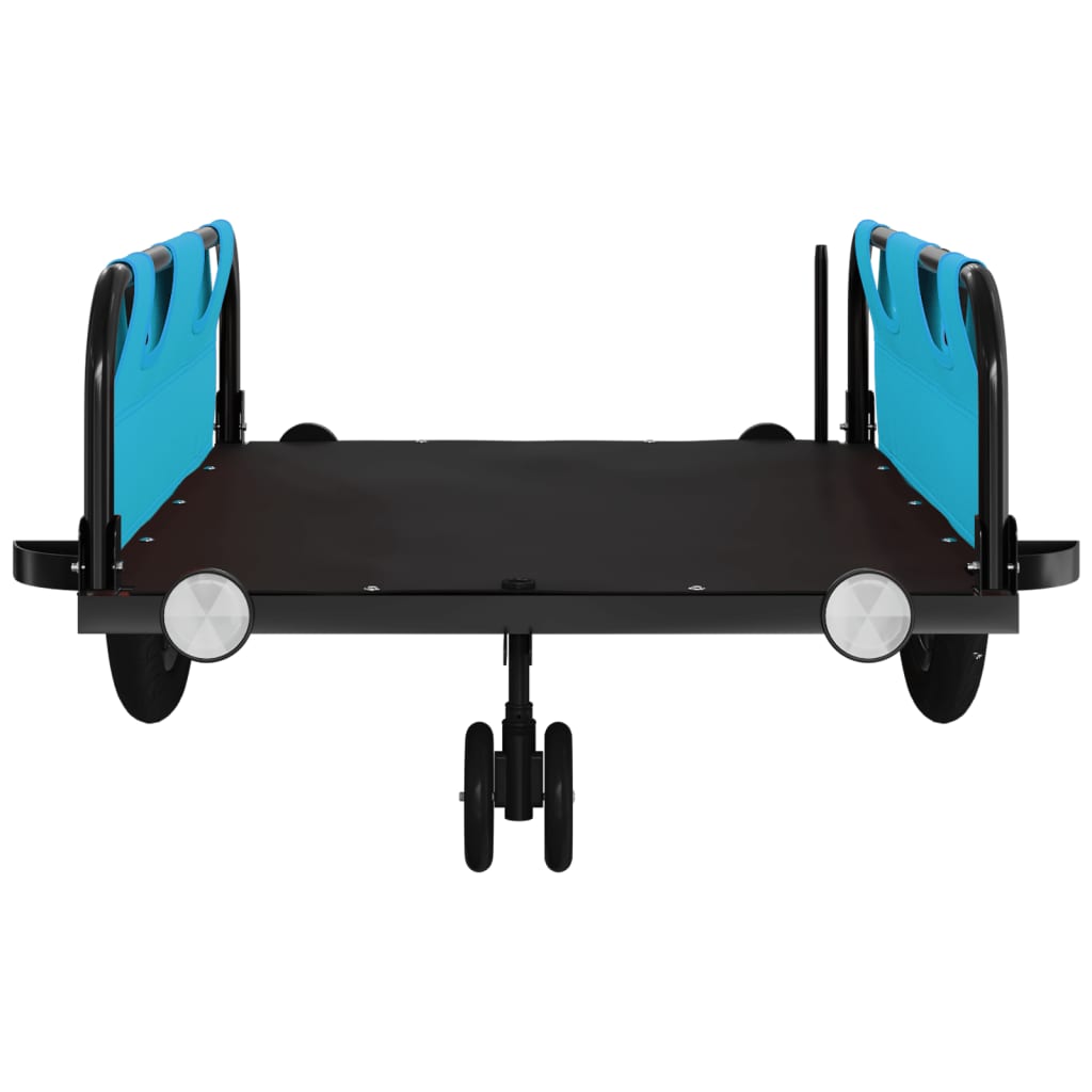 Rimorchio da Bici Blu Oxford e Ferro | homemem39