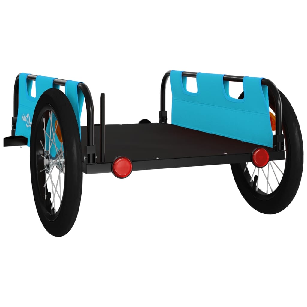 Rimorchio da Bici Blu Oxford e Ferro | homemem39