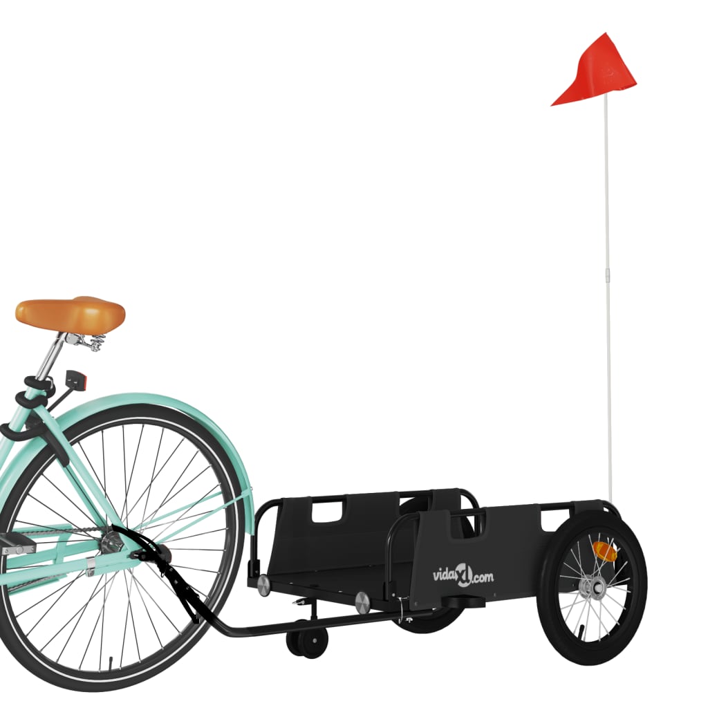 Rimorchio da Bici Nero Oxford e Ferro | homemem39