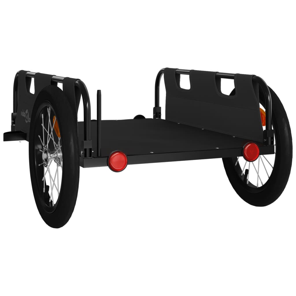 Rimorchio da Bici Nero Oxford e Ferro | homemem39