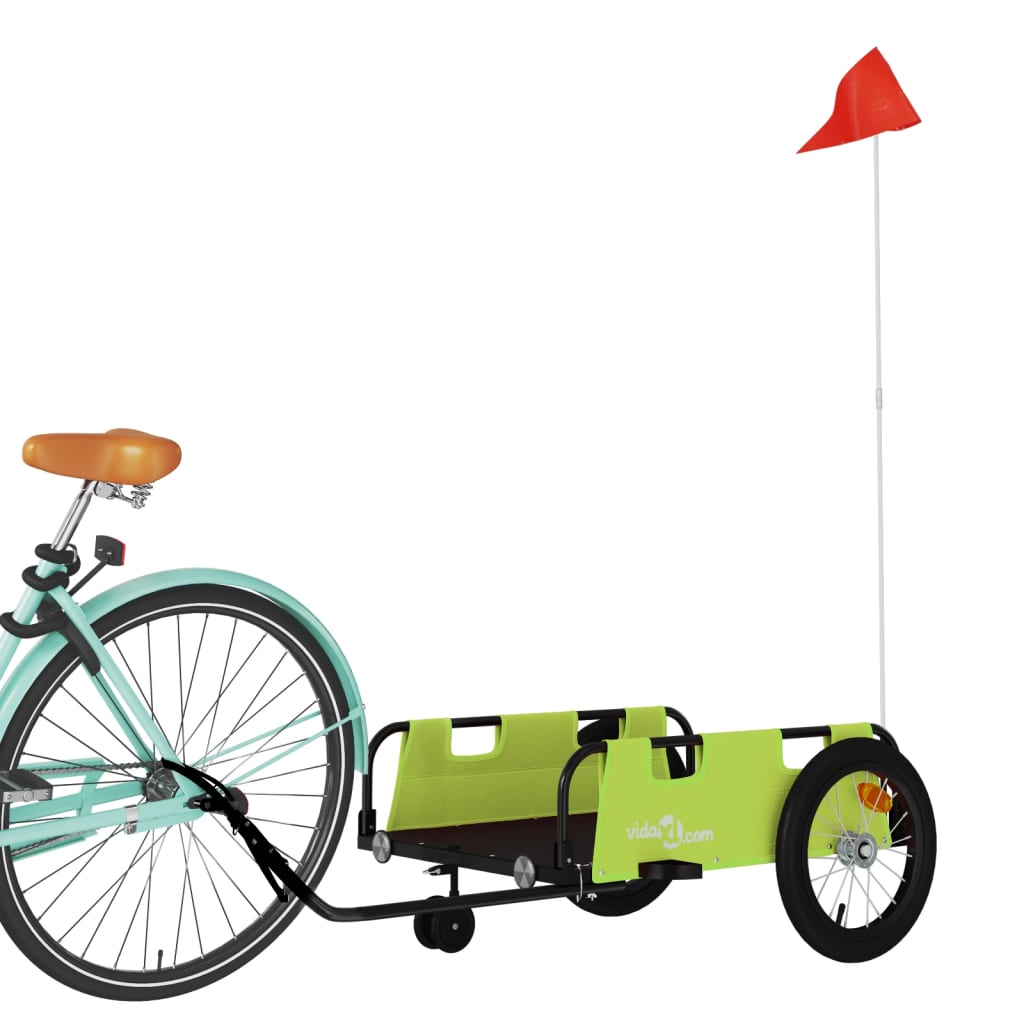 Rimorchio da Bici Verde Oxford e Ferro | homemem39