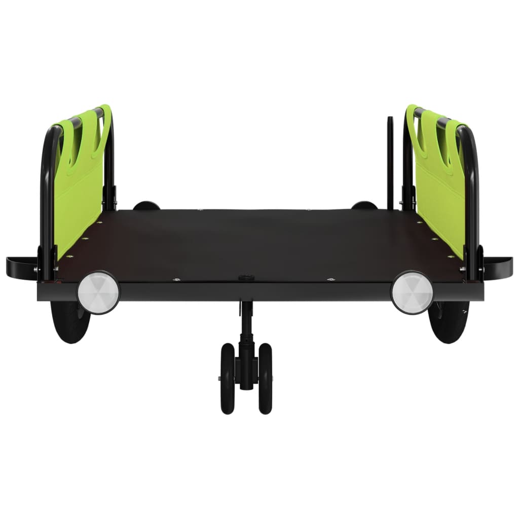 Rimorchio da Bici Verde Oxford e Ferro | homemem39