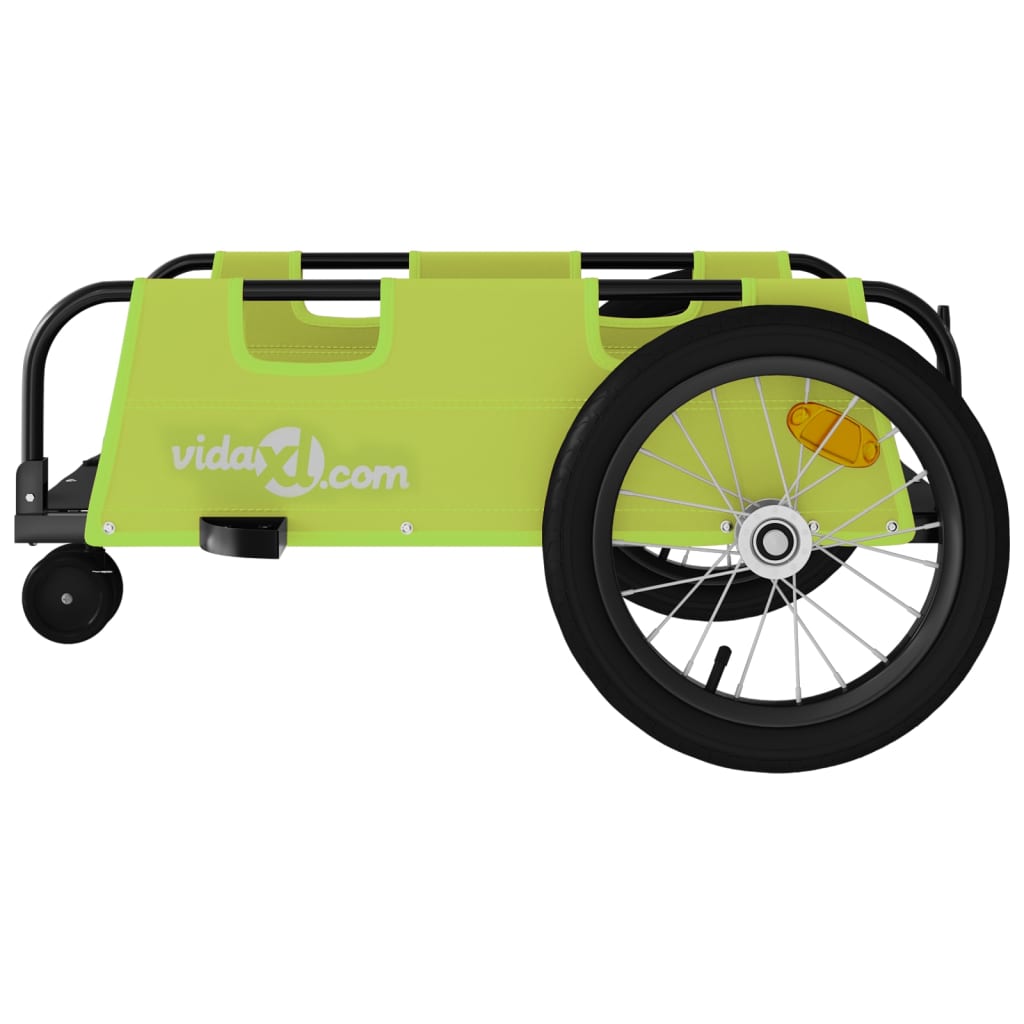 Rimorchio da Bici Verde Oxford e Ferro | homemem39
