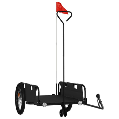Rimorchio da Bici Nero Oxford e Ferro | homemem39