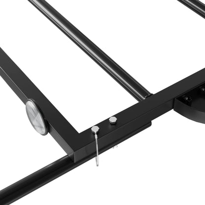 Rimorchio da Bici Nero 126x63x34 cm in Ferro | homemem39