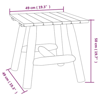 Set Divani da Giardino 3 pz in Legno Massello di Abete