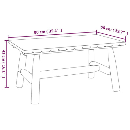 Set Divani da Giardino 3 pz in Legno Massello di Abete | homemem39