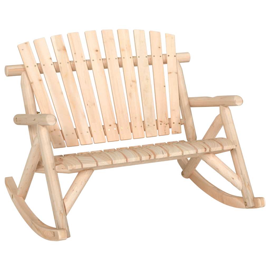 Set Divani da Giardino 4 pz in Legno Massello di Abete