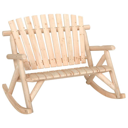 Set Divani da Giardino 4 pz in Legno Massello di Abete