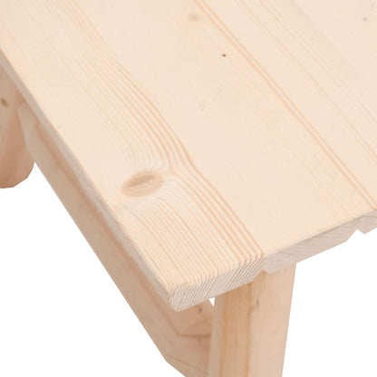 Set Divani da Giardino 3 pz in Legno Massello di Abete | homemem39