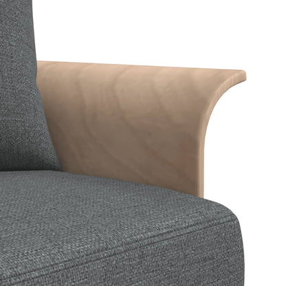 Divano Letto a L Grigio Scuro 279x140x70 cm in Tessuto | homemem39
