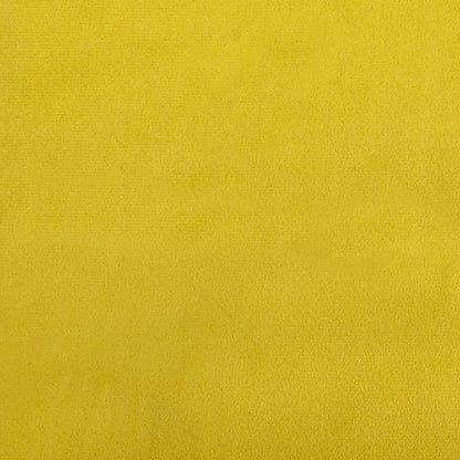 Divano Letto a L Giallo 271x140x70 cm in Velluto