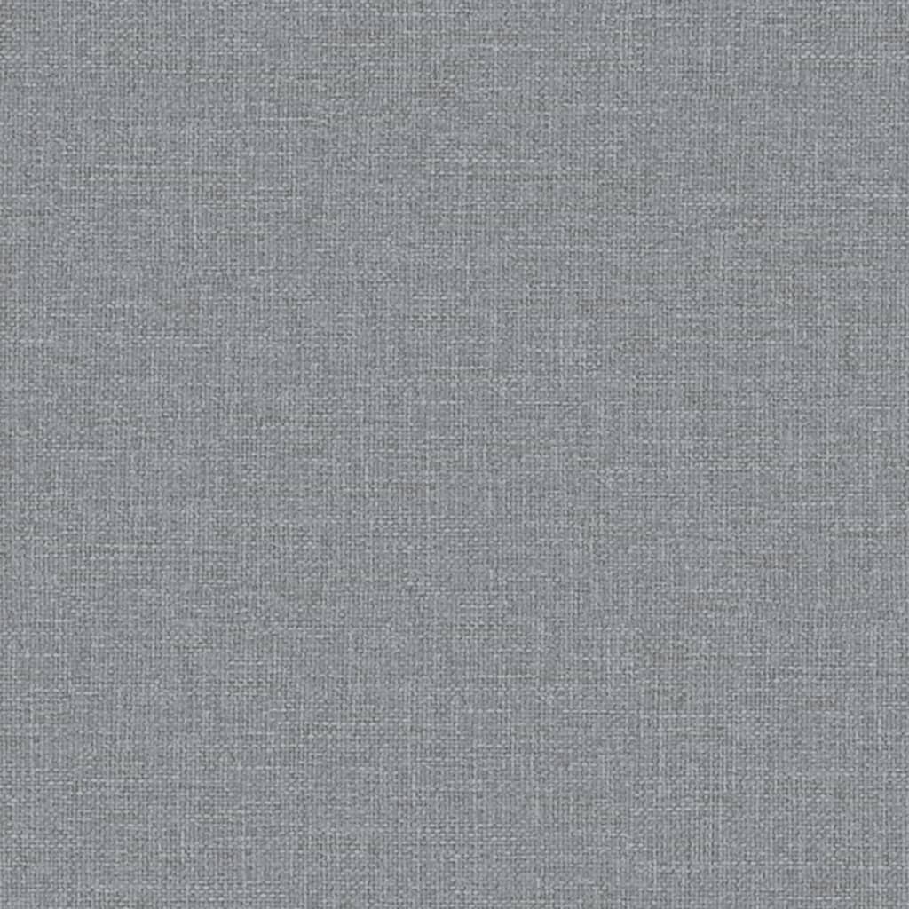 Divano Letto a L Grigio Chiaro 279x140x70 cm in Tessuto - homemem39