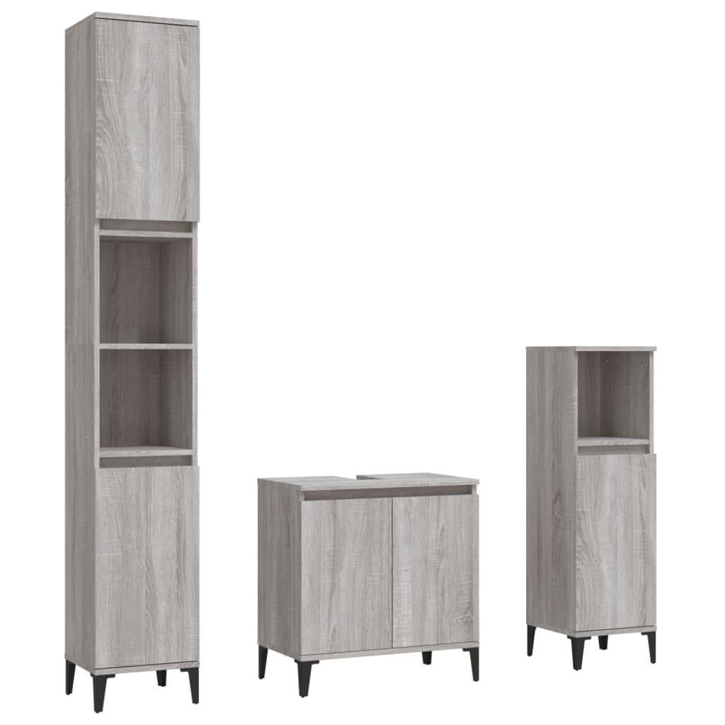Set Mobili da Bagno 3 pz