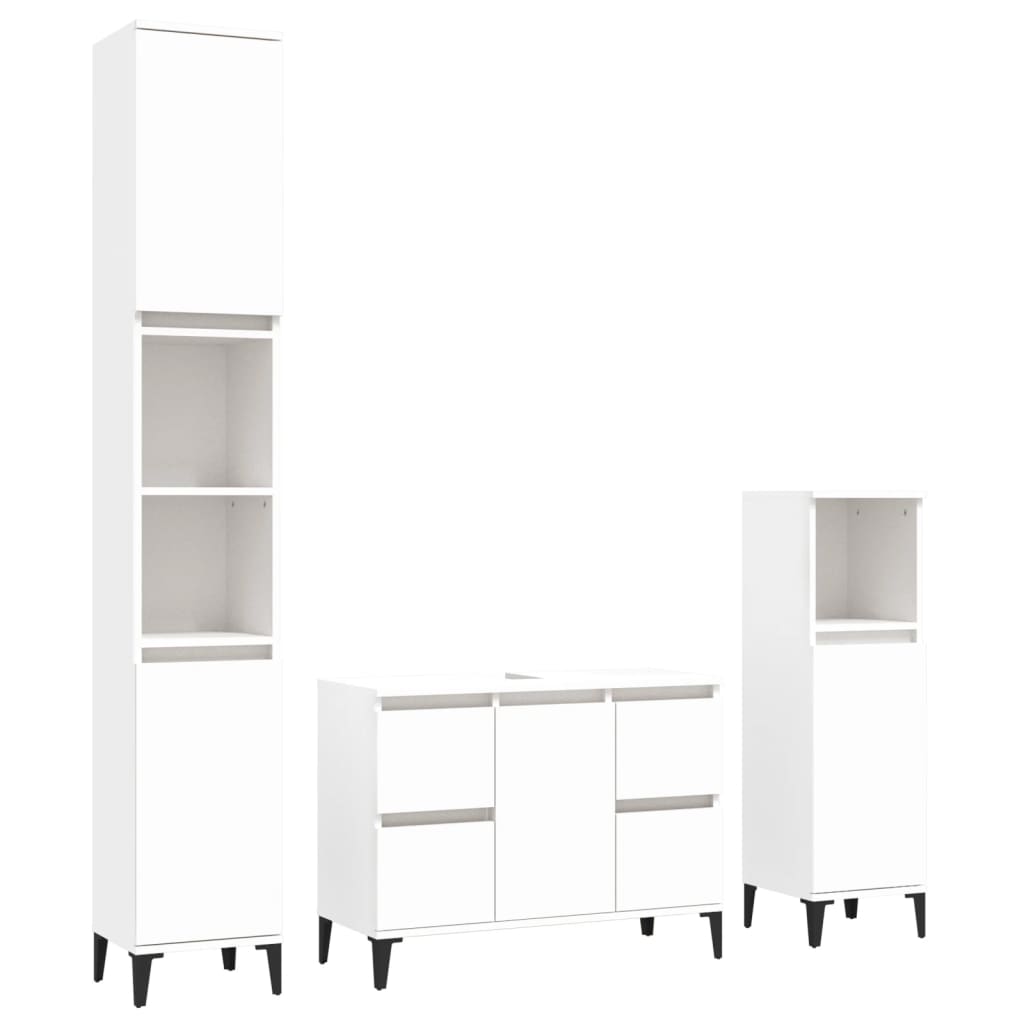 Set Mobili da Bagno 3 pz