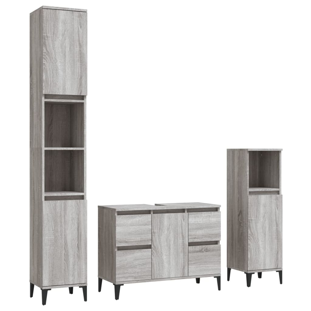 Set Mobili da Bagno 3 pz