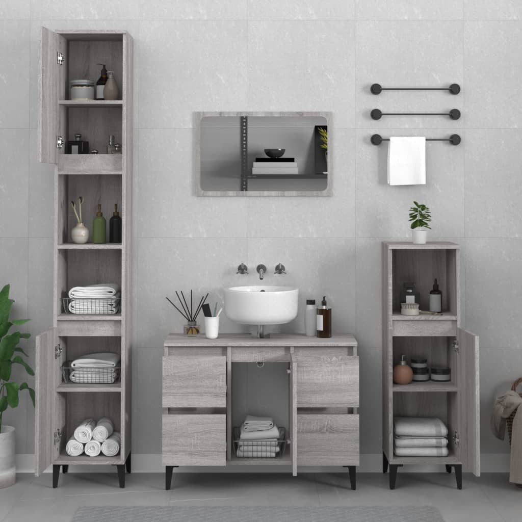 Set Mobili da Bagno 3 pz