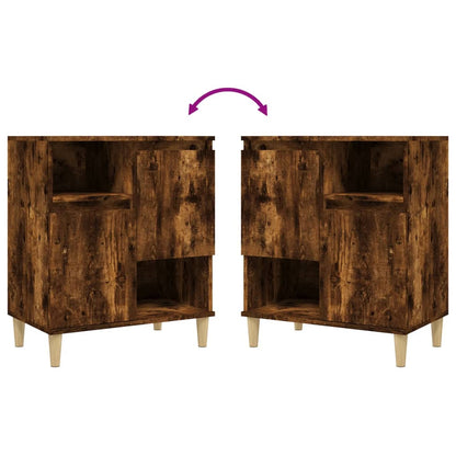 Credenze 3pz Rovere Fumo 60x35x70 cm in Legno Multistrato - homemem39