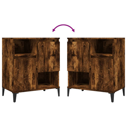 Credenze 3pz Rovere Fumo 60x35x70 cm in Legno Multistrato - homemem39