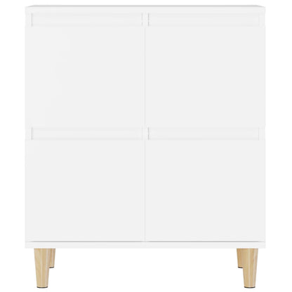 Credenze 2pz Bianche 60x35x70 cm in Legno Multistrato