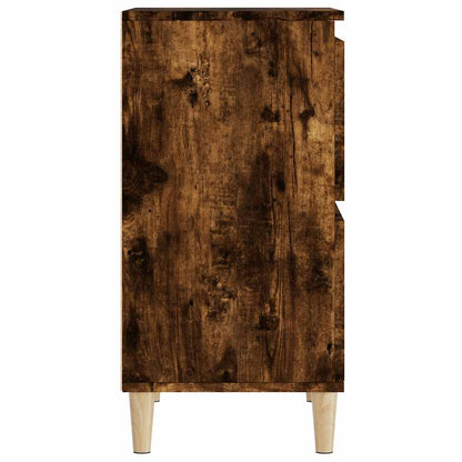 Credenze 2pz Rovere Fumo 60x35x70 cm in Legno Multistrato