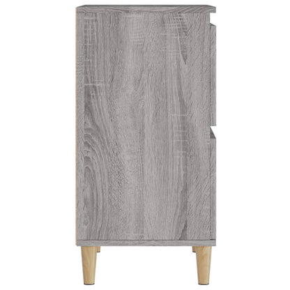 Credenze 2pz Grigio Sonoma 60x35x70 cm in Legno Multistrato