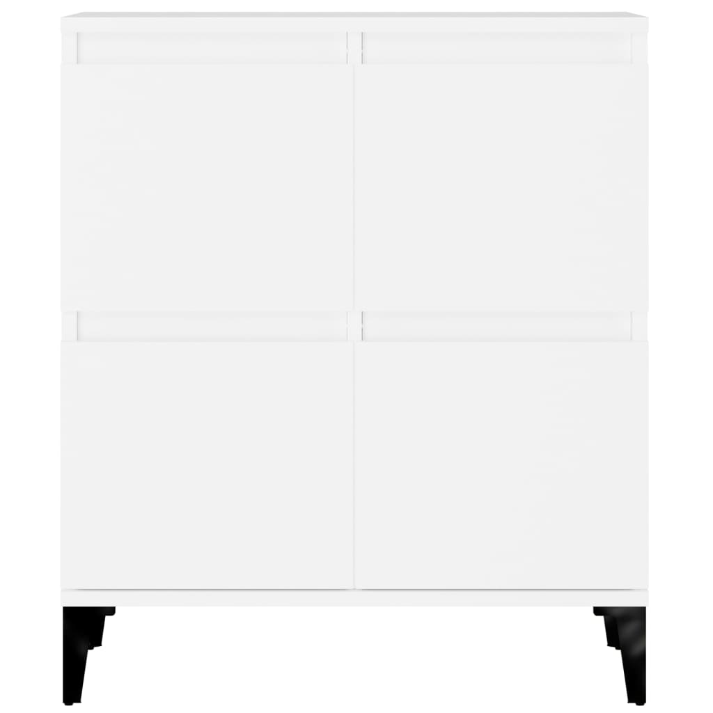 Credenze 2pz Bianche 60x35x70 cm in Legno Multistrato | homemem39