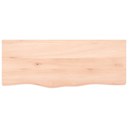 Table Top 100x40x(2-4)cm in Untreated Solid Oak