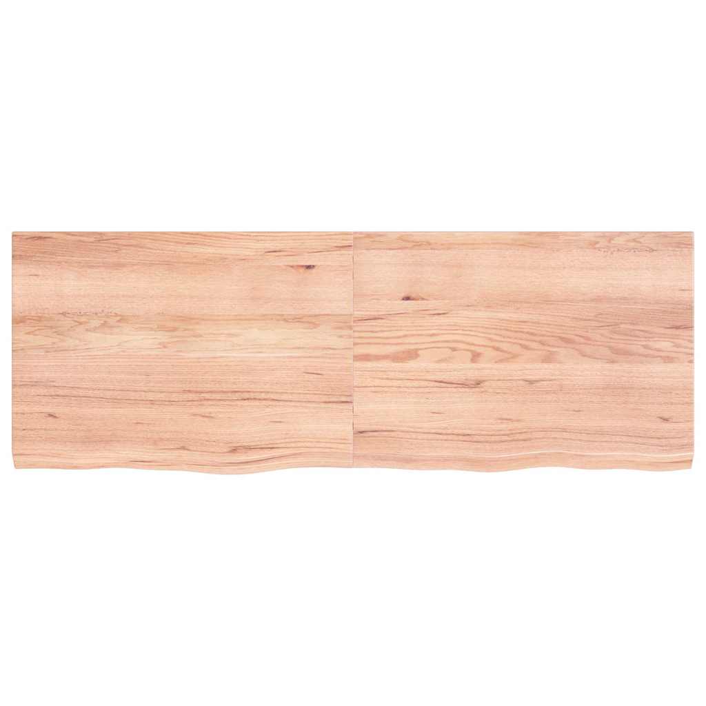 Piano Tavolo Marrone 0x(2-4) cm Rovere Massello Trattato