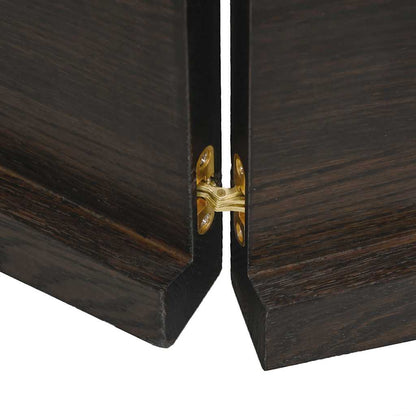 Piano Tavolo Marrone 120x60x(2-4) cm Rovere Massello Trattato