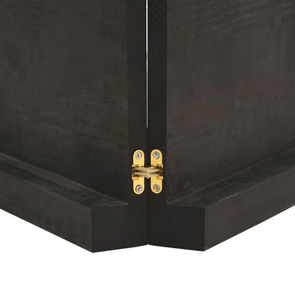 Piano Tavolo Marrone 140x60x(2-6) cm Rovere Massello Trattato