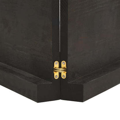 Piano Tavolo Marrone 200x50x(2-6) cm Rovere Massello Trattato