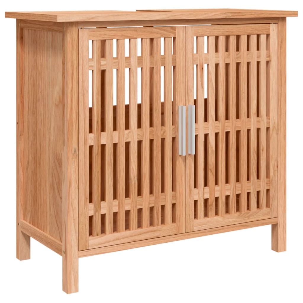 Set Mobili da Bagno 5pz in Legno Massello di Noce | homemem39