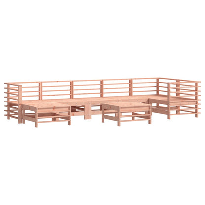 Set Divani Giardino 8 pz con Cuscini Legno Massello di Douglas