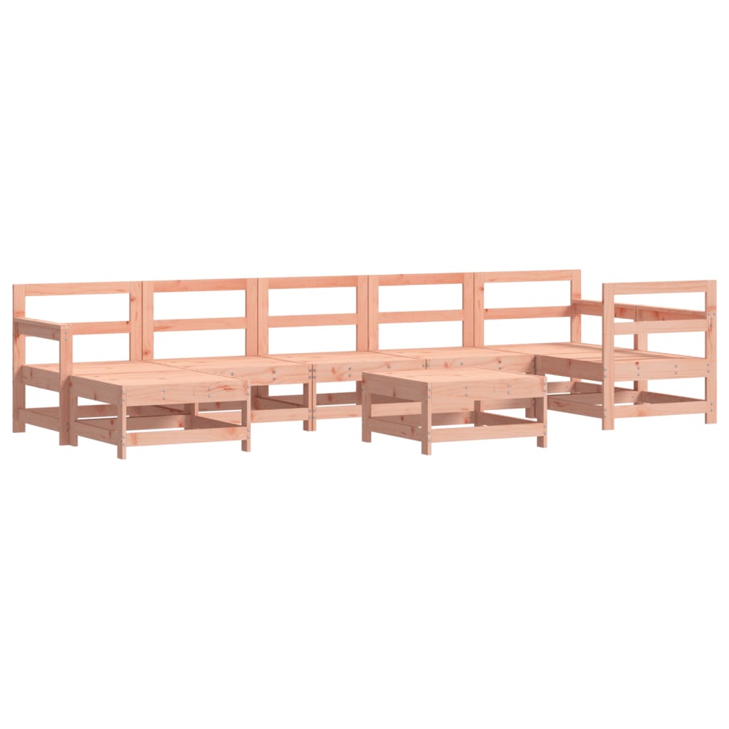 Set Divani Giardino 8 pz con Cuscini Legno Massello di Douglas