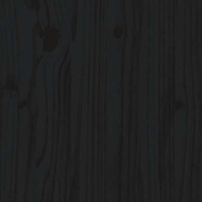 Set Divani da Giardino 7 pz con Cuscini in Legno Massello Nero - homemem39