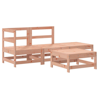 Set Divani Giardino 4 pz con Cuscini Legno Massello di Douglas - homemem39
